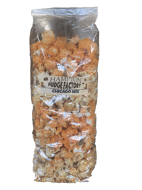 a bag of popcorn in a plastic bag